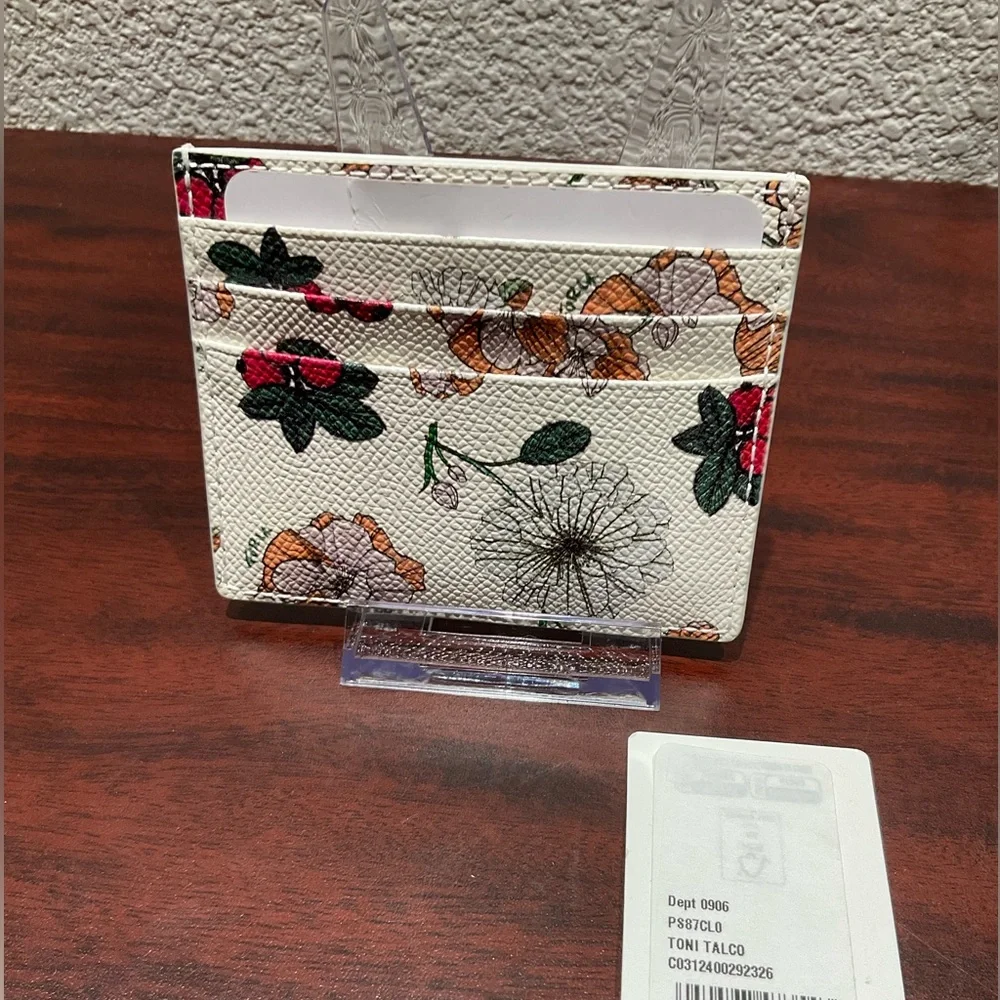 Furla‎ Toni Talco Floral Leather Cardholder Wallet
